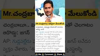 AP Ex CM YS Jagan Comments on CM Chandrababu