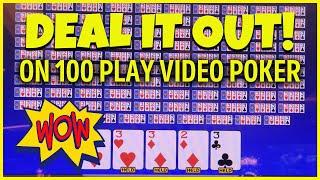 ️ 100 PLAY VIDEO POKER  - KEEP THE KICKER! TRIPLE DOUBLE #videopoker #lasvegas #casino