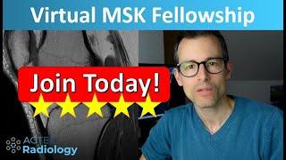 Virtual MSK Radiology Fellowship Course - Join NOW