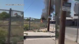 Albuquerque crew extinguishes RV fire