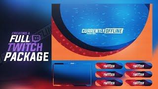 Photoshop Tutorial: Creating a Full Twitch Stream Package
