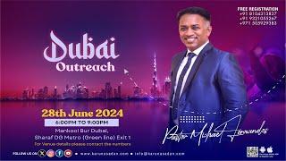 20240628 | KSM | Dubai Outreach | LIVE | Pastor Michael Fernandes