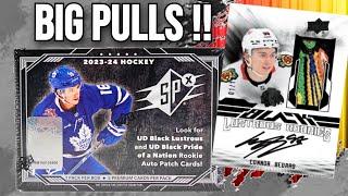 BEDARD HIT !! 2023-24 Upper Deck SPx Hockey Hobby Box Opening !!