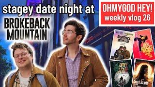 stagey date night at BROKEBACK MOUNTAIN | weekly vlog 26 | Once on This Island, How to Succeed +more