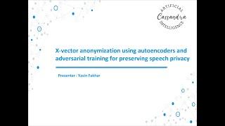 Speaker Anonymization Using gradient reversal method - Cassandra AI group