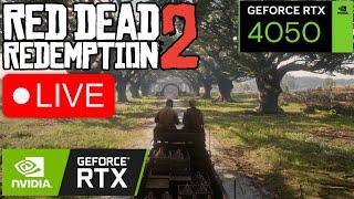 RDR 2 Live Gameplay Test : Ultra HD Graphics RTX 4050 6GB 140W DLSS Off #rdr2 #rockstar