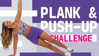 30 Minute Plank, Press, and Push up Challenge Workout!