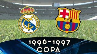 🟣Real Madrid vs FC Barcelona|MIJATOVIC RONALDO|Copa del Rey Octavos de final vuelta 1996-1997