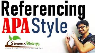 APA style referencing tutorial | APA in text citation | How to reference in APA style