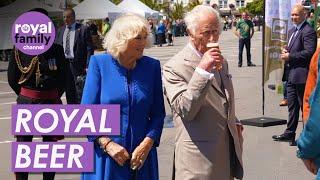 The King Sips 'Charles' Beer in The Guernsey Sunshine