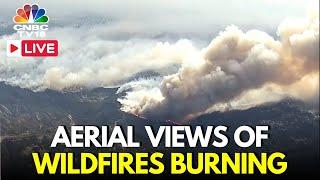 USA LIVE: Aerial Views of California Wildfires Burning Across Southern California Surrounding | N18G