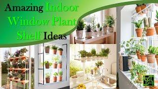 Amazing Indoor Window Plant Shelf Ideas