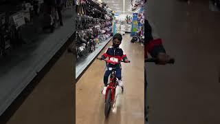 Crazy Imran Riding Bike  in Walmart #walmart #kidsvlog #disney