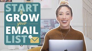 START AND GROW YOUR EMAIL LIST FROM 0 - Step by step for beginners