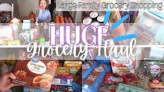 HUGE GROCERY HAUL Large Family Grocery Shopping