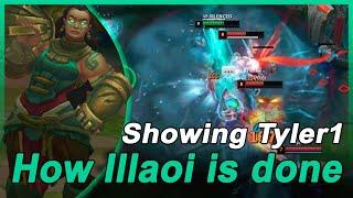 Showing Tyler1 Illaoi can carry