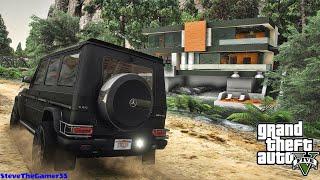 Biggest Waterfall Mansion in GTA 5 Mods IRL|| LA REVO Let's Go to Work #13