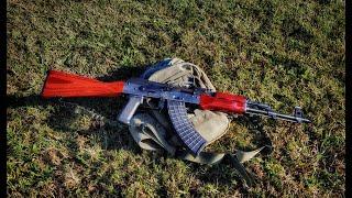 Range review of the Riley Defense AK 47 with red laminate stock: The best American make AK 47