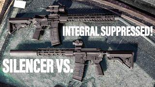 3D Printed Silencer vs Integrally Suppressed Rifle | Radical Firearms Sinter