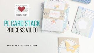 Pocket Letters Card Stack Process Video