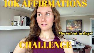 Manifest in 7 days | 10K Affirmations Challenge | Robotic Affirming