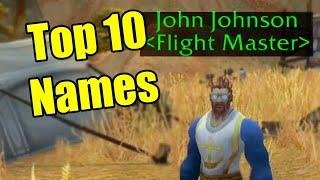 Pointless Top 10: Names in World of Warcraft