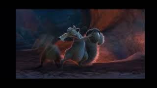 Scratte kicks Scrat’s nuts