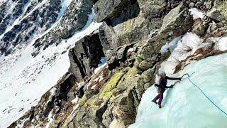 Damnation Gully to Lobster Claw 03.14.25 | Mount Washington Ice Climbing #iceclimbing #mountains