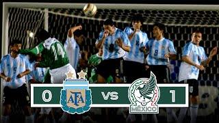 La última vez que México le ganó a Argentina (2004)