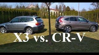 Bmw X3 vs. Honda CR-V - dimensions, boot size, trunk
