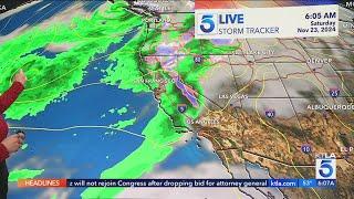 ‘Cool, unsettled’ weather will usher in Thanksgiving in Southern California 