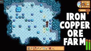 Stardew Valley - QUICK COPPER AND IRON ORE FARMING!