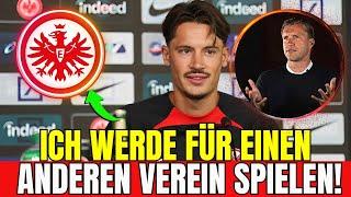  OFFIZIELLE MITTEILUNG! ALLE HABEN ES ÜBERRASCHT ERWISCHT! NACHRICHTEN EINTRACHT FRANKFURT