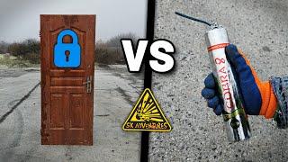 Security door vs Cobra 8 – don't they have a chance? (EXPERIMENT) 