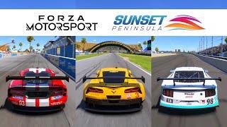 Forza Motorsport - New Track! Sunset Peninsula Raceway (All Layouts)