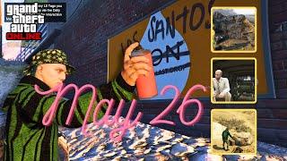 LS TAGS, SHIPWRECK & GUN VAN Locations - MAY 26| GTA ONLINE