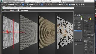 3dmax建模教程：异形背景墙教学