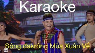 KARAOKE SÔNG ĐAKRÔNG MÙA XUÂN VÊ  BEAT CHUẨN //VĂN HIẾN // HAY NHẤT 2022 .