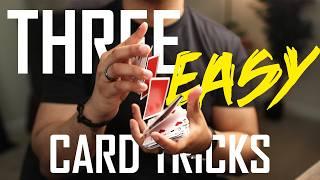3 SUPER SIMPLE Card Tricks You Can Learn in 3 MINUTES!