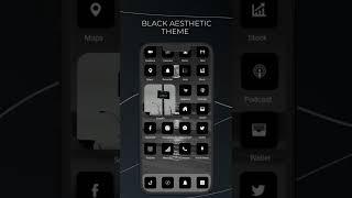 How to Make Phone Aesthetic // Black Themes