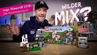 WILDES DURCHEINANDER oder einfach nur süß?!  Lego Minecraft 21181 Die Kaninchenranch