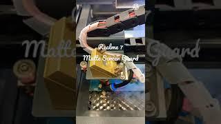 Realme 7 Matte Screen Guard.! Best Screen Guard for Realme Smartphone.! Laser Cutting Machine....