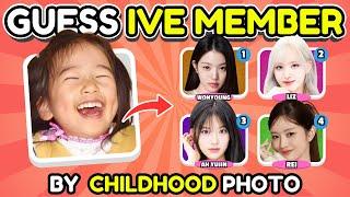 Guess IVE Member Childhood Photo! | K-Pop Quiz Game 