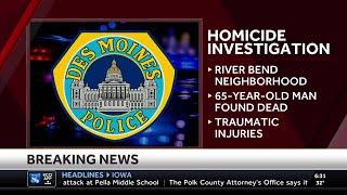 Des Moines police investigating homicide in River Bend neighborhood