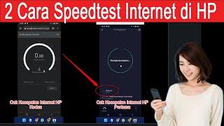 2 cara speed test internet di hp