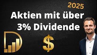 Die 10 besten Aktien mit über 3% Dividendenrendite | 2025