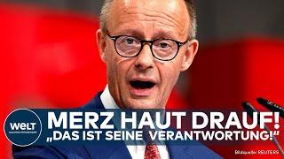 FRIEDRICH MERZ: "Das ist verantwortungslos!" - Politische Machtspiele in Krisenzeiten in Deutschland