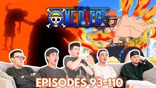 Anime HATERS Watch One Piece Episodes 93-110 | REACTION