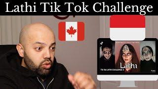 TIKTOK LATHI CHALLENGE | jharnabhagwani - Reaction (BEST REACTION)