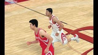 NBA2K18 CHINA CIVIL WAR Yao Ming VS Zhou Qi Hall of Fame Difficulty